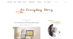 Desktop Screenshot of aneverydaystory.com